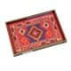 ALSANIDI, Heritage Tray, Serving Tray, Black*Red, Size 35*48 Cm