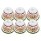 ALSANIDI, Ceramic Serving plates set, White, Set 8 pcs