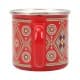 ALSANIDI, Najdi inscription cup, Coffee cup for trips and travel, Red, capacity 750 ml
