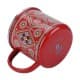 ALSANIDI, Najdi inscription cup, Coffee cup for trips and travel, Red, capacity 750 ml
