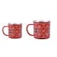 ALSANIDI, Najdi inscription cup, Coffee cup for trips and travel, Red, capacity 750 ml
