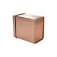 ALSANIDI, Habb Al-Romman Steel Spices Storage, Tea, coffee and sugar storage for trips, Coppery, Size 14*14*16.5 Cm
