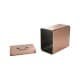 ALSANIDI, Habb Al-Romman Steel Spices Storage, Tea, coffee and sugar storage for trips, Coppery, Size 14*14*16.5 Cm