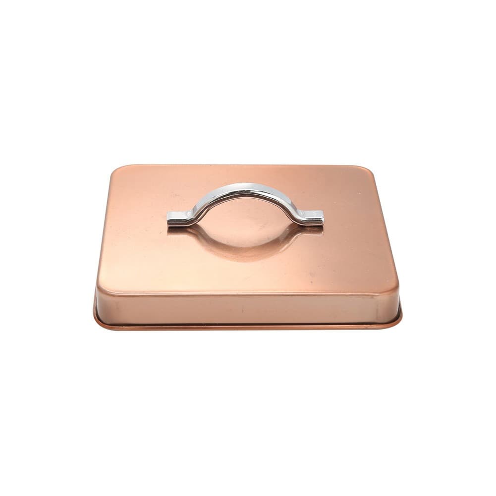 ALSANIDI, Habb Al-Romman Steel Spices Storage, Tea, coffee and sugar storage for trips, Coppery, Size 12*16*18 Cm