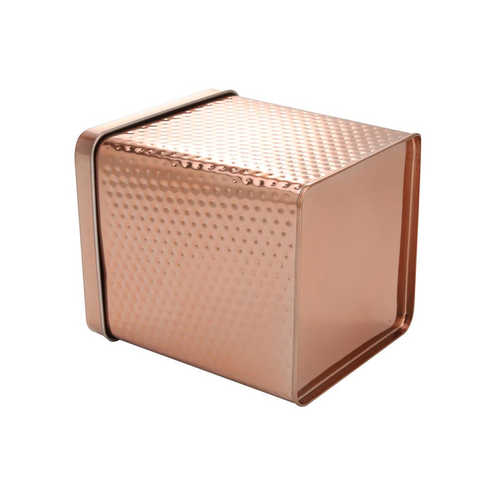 ALSANIDI, Habb Al-Romman Steel Spices Storage, Tea, coffee and sugar storage for trips, Coppery, Size 12*16*18 Cm