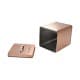 ALSANIDI, Habb Al-Romman Steel Spices Storage, Tea, coffee and sugar storage for trips, Coppery, Size 12*16*18 Cm