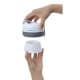 ALSANIDI, Silicone coffee and tea cup, Coffee cup for trips and travel, Gray, capacity 600 ml