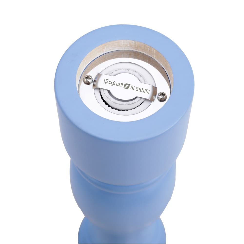 ALSANIDI, Manual pepper Grinder, Spices Grinder, Blue, Size 5.4*21.3 Cm