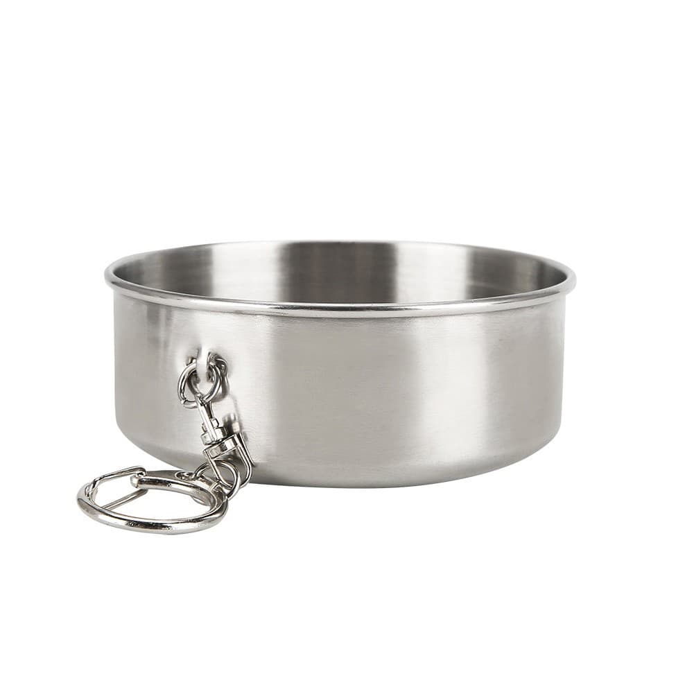 ALSANIDI, Stainless steel tea and coffee mug, Coffee cup for trips and travel, Silver, capacity 140 ml