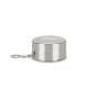 ALSANIDI, Stainless steel tea and coffee mug, Coffee cup for trips and travel, Silver, capacity 140 ml