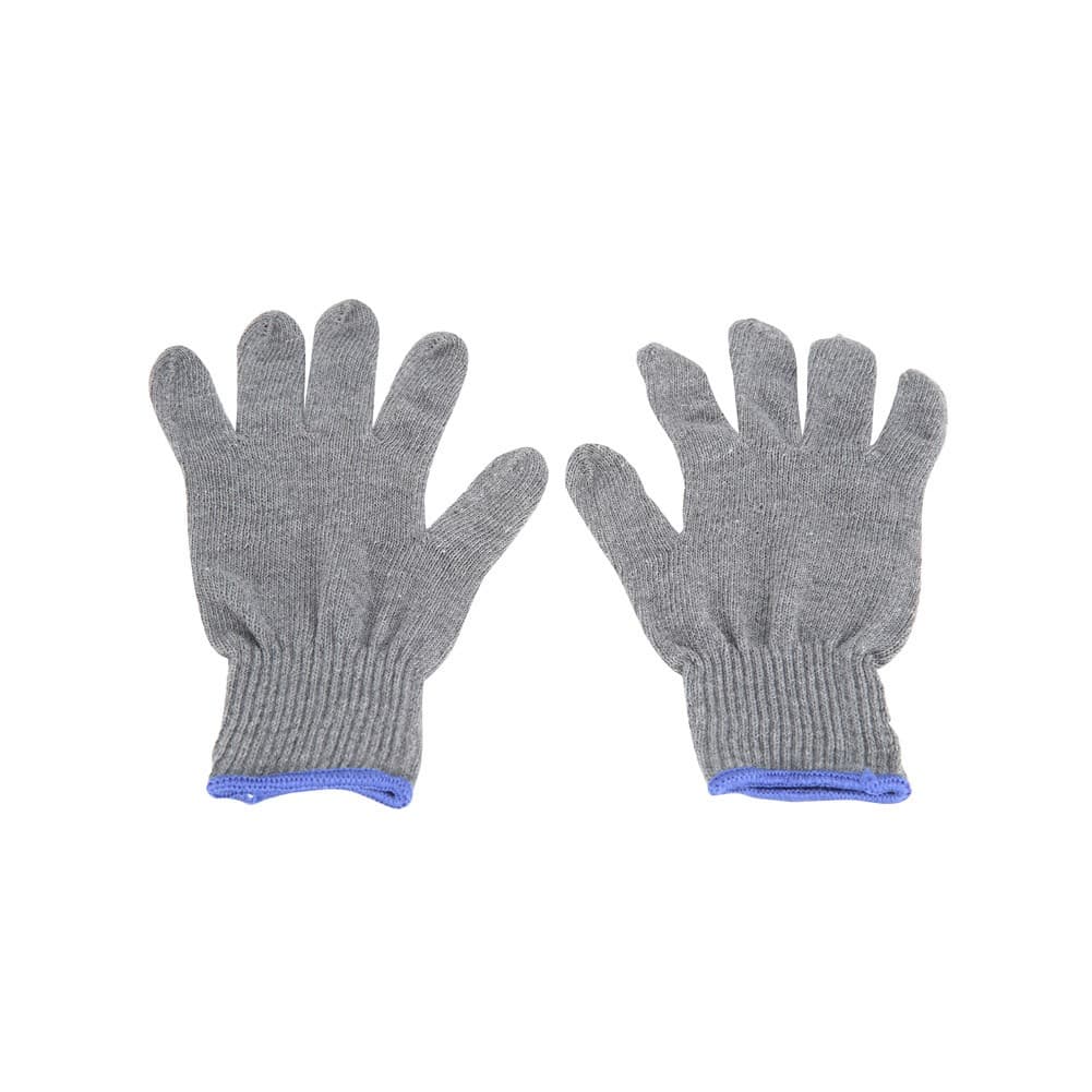 ALSANIDI, Camping Hand Gloves, Outdoor Gloves with Anti-Slip Grip, Gray, Size 14.5*24.5 Cm