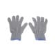 ALSANIDI, Camping Hand Gloves, Outdoor Gloves with Anti-Slip Grip, Gray, Size 14.5*24.5 Cm