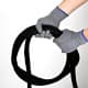 ALSANIDI, Camping Hand Gloves, Outdoor Gloves with Anti-Slip Grip, Gray, Size 14.5*24.5 Cm