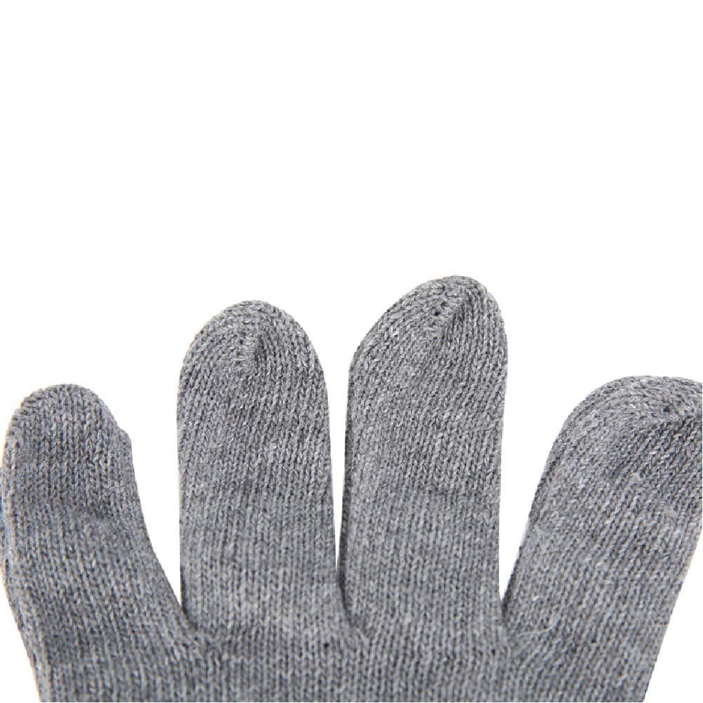 ALSANIDI, Camping Hand Gloves, Outdoor Gloves with Anti-Slip Grip, Gray, Size 14.5*24.5 Cm