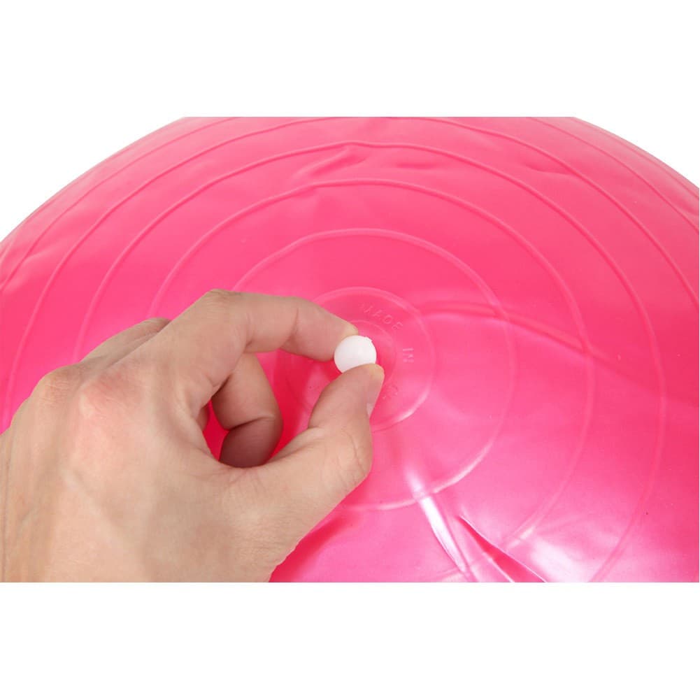 DPT, Rubber Ball for Sports and Yoga Exercises, Yoga Ball, Pink, Size 45 Cm