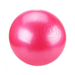 DPT, Rubber Ball for Sports and Yoga Exercises, Yoga Ball, Pink, Size 65 Cm