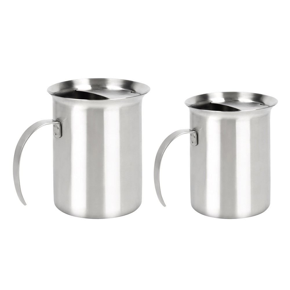 ALSANIDI, Stainless steel milk pot, Coffee pot, Silver, capacity 400 ml