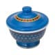 ALSANIDI, Najdi inscription bowel, bowel with Lid, Blue, Size 14 Cm