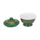 ALSANIDI, Najdi inscription bowel, bowel with Lid, Green, Size 13 Cm