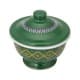 ALSANIDI, Najdi inscription bowel, bowel with Lid, Green, Size 13 Cm