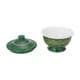 ALSANIDI, Najdi inscription bowel, bowel with Lid, Green, Size 13 Cm