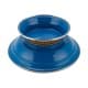 ALSANIDI, Najdi Inscription Ghedar plate, Najdi Inscription Chinko plate, Blue, Size 22 Cm