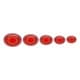 ALSANIDI, Najdi Inscription plate, Najdi Inscription Chinko plate, Red, Size 34 Cm