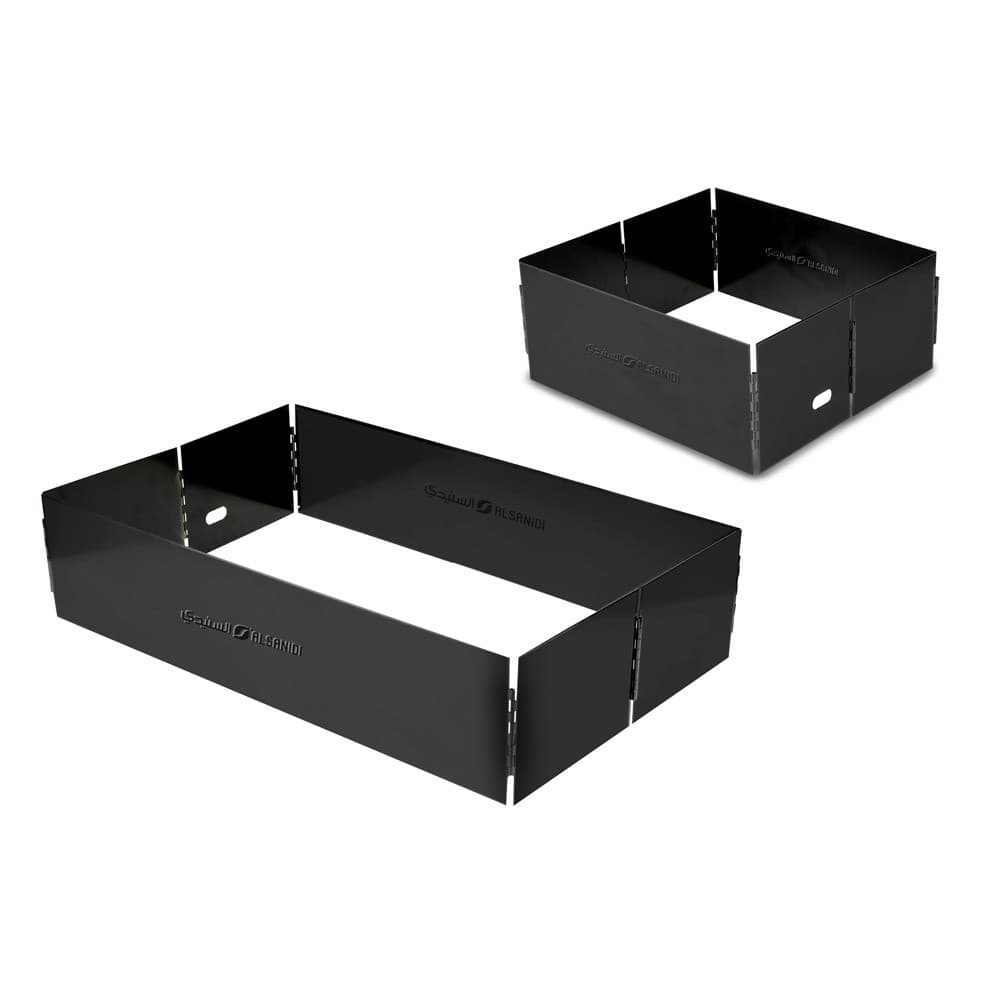 ALSANIDI, Charcoal grill for trips, Portable Charcoal Grill, Black, Size 40*60 Cm