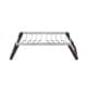 ALSANIDI, Portable Outdoor Burner Stand, Portable mini barbecue charcoal grill for picnics, Silver*Brown, Size 25*50 Cm