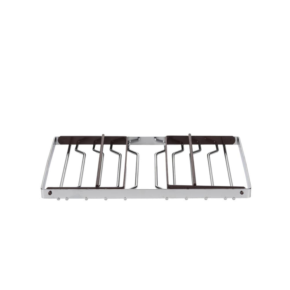 ALSANIDI, Portable Outdoor Burner Stand, Portable mini barbecue charcoal grill for picnics, Silver*Brown, Size 30*50 Cm
