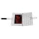 ALSANIDI, Stainless steel grill grate, Grill grates, Silver, Size 30*30 Cm