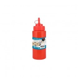 ALSANIDI, Plastic Pancake Bottle, Squeeze Bottles, Red, capacity 350 ml
