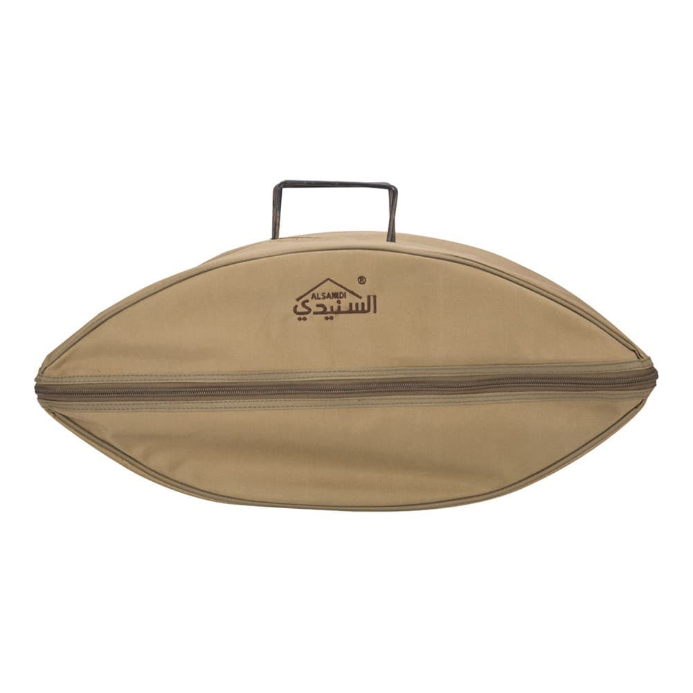 ALSANIDI, Charcoal grill for trips, Portable Charcoal Grill, Black, Size 69 Cm