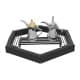 ALSANIDI, Portable Charcoal Grill for trips, Charcoal stove, Black, Size 86*73.5 Cm