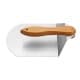 ALSANIDI, Arabic bread saj, Bread saj, Silver, Size 18*19 Cm