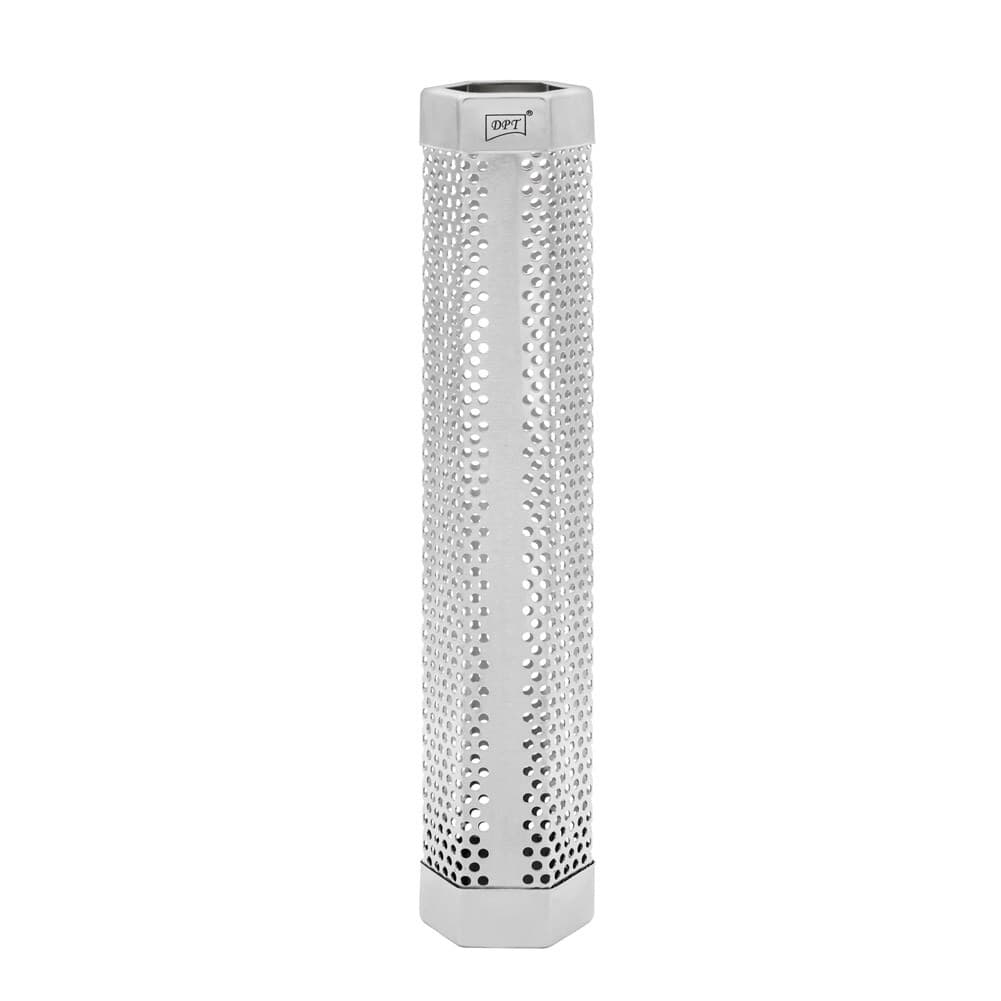 DPT,  Bbq Smoker Tube, smoke pipe, Silver, Size 5.8*31 Cm