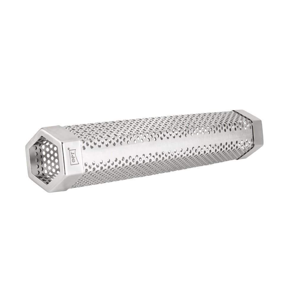 DPT,  Bbq Smoker Tube, smoke pipe, Silver, Size 5.8*31 Cm