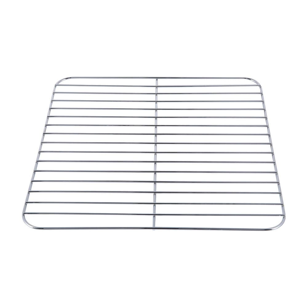 ALSANIDI, Charcoal grill for trips, Portable Charcoal Grill, Silver, Size 38*38*14 Cm