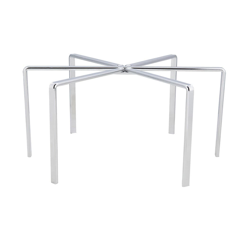 ALSANIDI, Spider fire Stand, Portable mini barbecue charcoal grill for picnics, Silver, Size 35 Cm