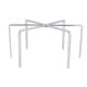 ALSANIDI, Spider fire Stand, Portable mini barbecue charcoal grill for picnics, Silver, Size 35 Cm