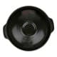 ALSANIDI, Heat pottery pot, Thermal pottery pot, Black, capacity 1.3 L Size 20 Cm