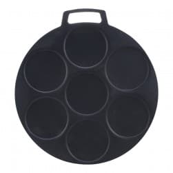 ALSANIDI, Pancake Saj, Crepe maker, Black, Size 50 Cm Thickness 5 ml