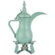 ALSANIDI, Raslan Indian Stainless steel Arabic Coffee Dallah, Raslan Dallah, Green, Size 26