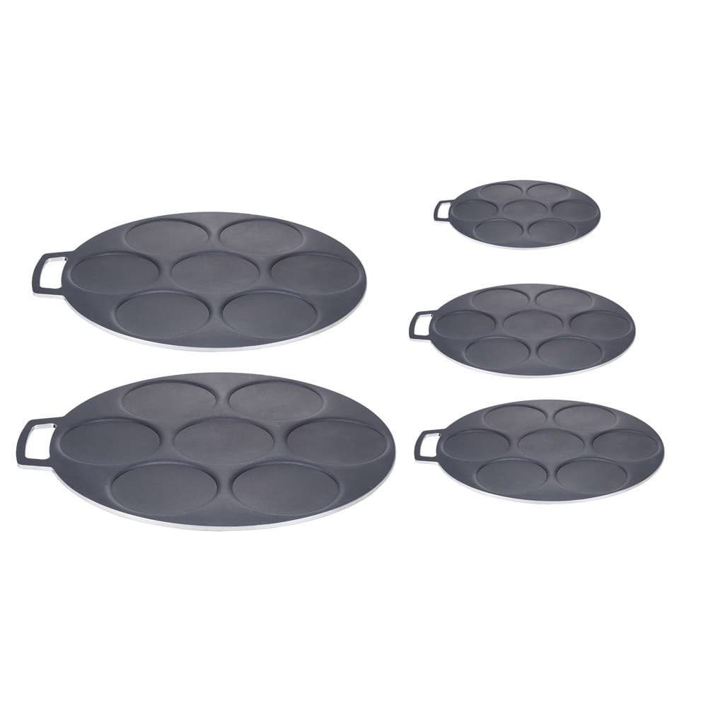 ALSANIDI, Pancake Saj, Crepe maker, Black, Size 45 Cm Thickness 6 ml
