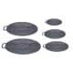 ALSANIDI, Pancake Saj, Crepe maker, Black, Size 50 Cm Thickness 6 ml
