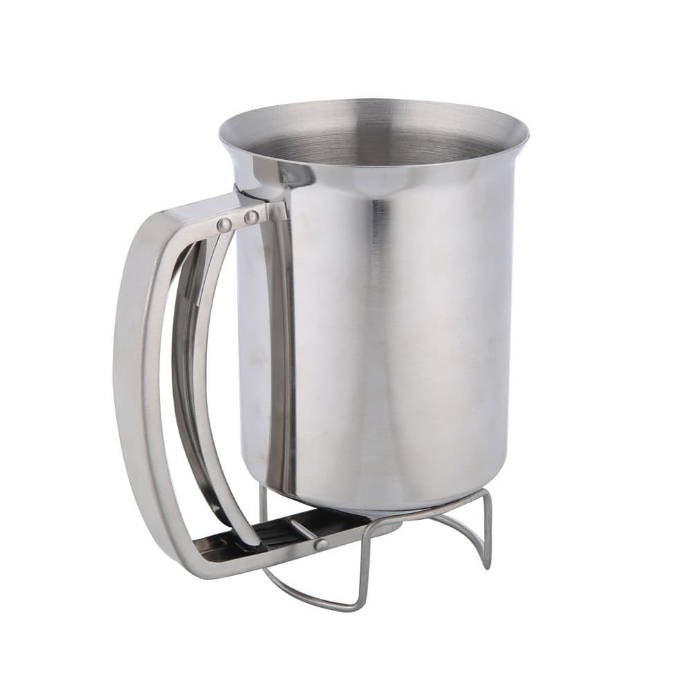 ALSANIDI, Stainless steel funnel, Silver, Size 10.5*16 Cm