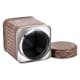 ALSANIDI, Indian Stainless steel Spices storage, Tea, coffee and sugar storage for trips, Bronze, Size 2