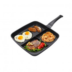 DPT, Cooking pan, Frying pan
, Black, Size 32*32 Cm