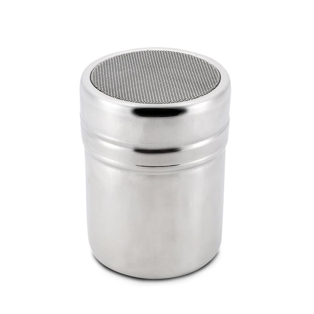 ALSANIDI, Stainless steel Spices storage, Tea, coffee and sugar storage for trips, Silver, Size 7*9.1 Cm