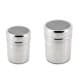 ALSANIDI, Stainless steel Spices storage, Tea, coffee and sugar storage for trips, Silver, Size 7*9.1 Cm